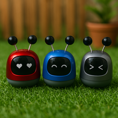 Mini Robot Car Dashboard Perfume Diffuser – 3-in-1 Combo Pack
