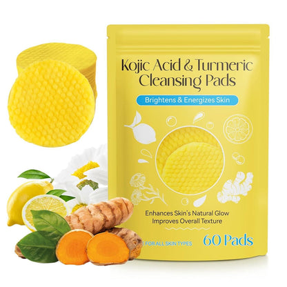Kojic Buy 1 Get 1 Free Turmeric & Kojic Acid (60×2) Cleansing Pads (100% Geniuan)