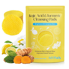 Kojic Buy 1 Get 1 Free Turmeric & Kojic Acid (60×2) Cleansing Pads (100% Geniuan)