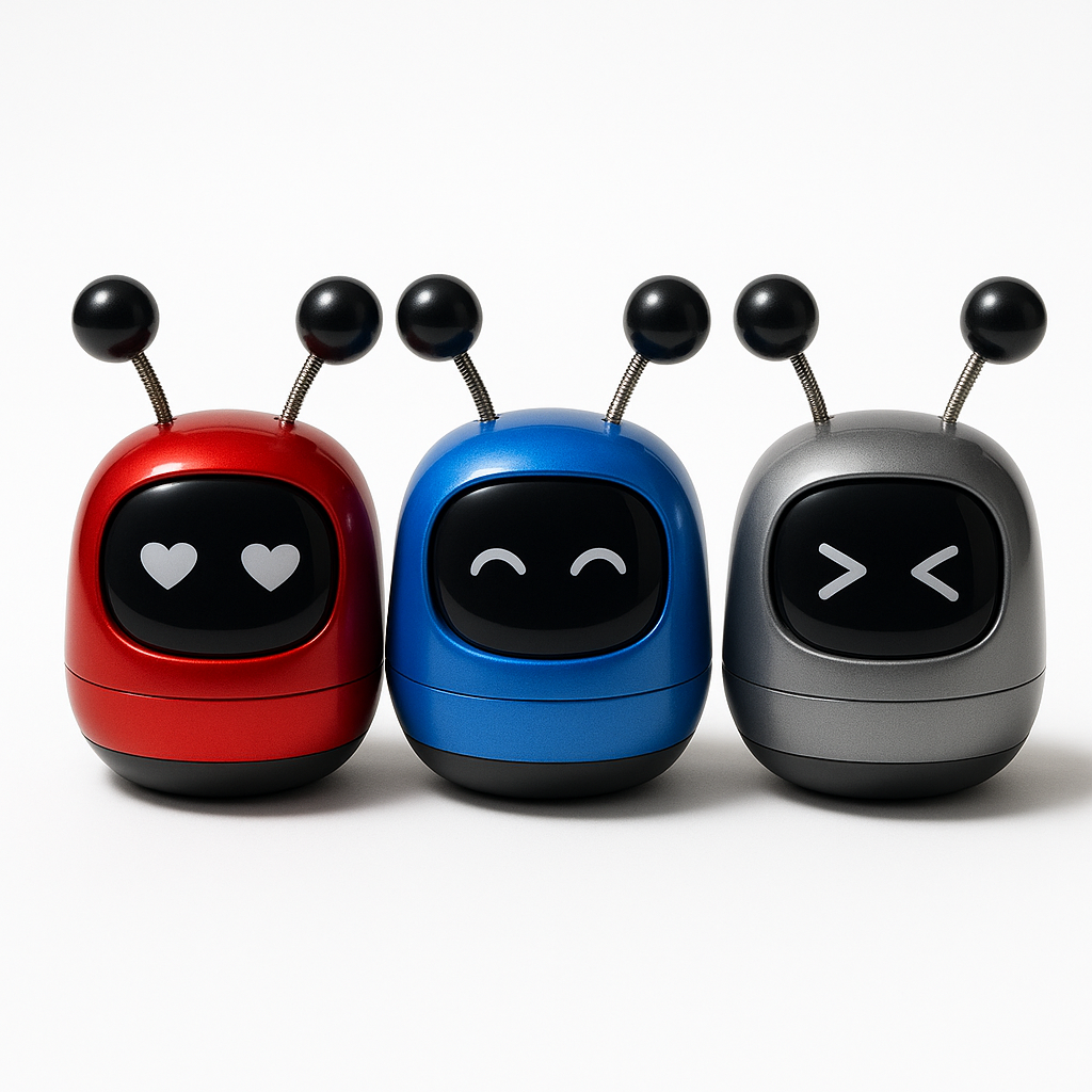 Mini Robot Car Dashboard Perfume Diffuser