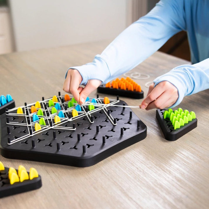 (70% OFF) Triangle shape rubber game!! 2-4 player game (NEWLY LAUNCHED) - Boost Cognitive Skills & Fun for Kids and adults