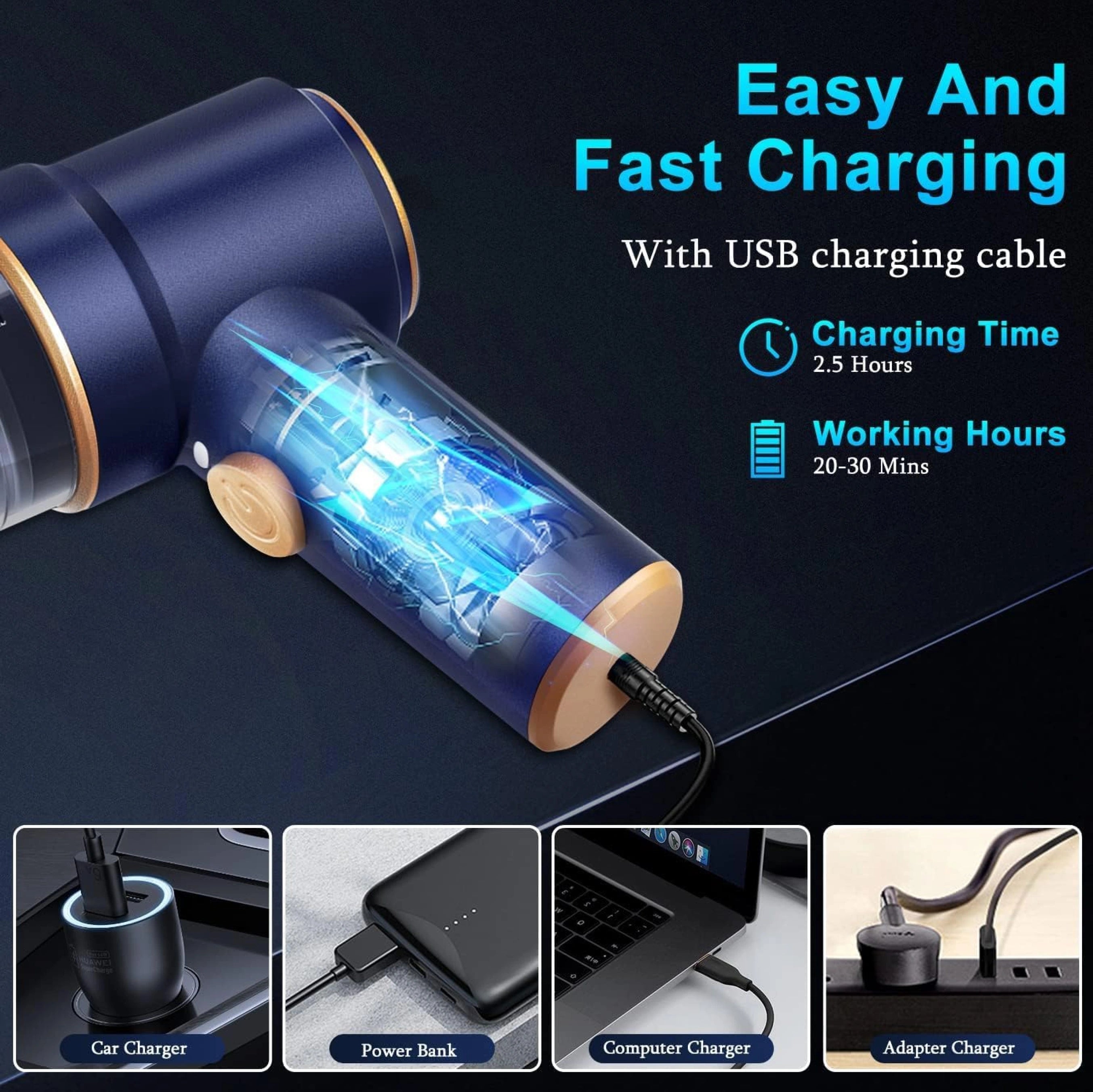 Varas 2-in-1 Portable wireless Vacuum Cleaner